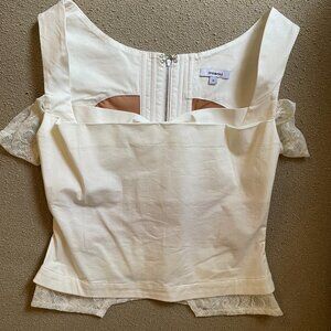 Women's Miaou White Renata Tank Top - Size S